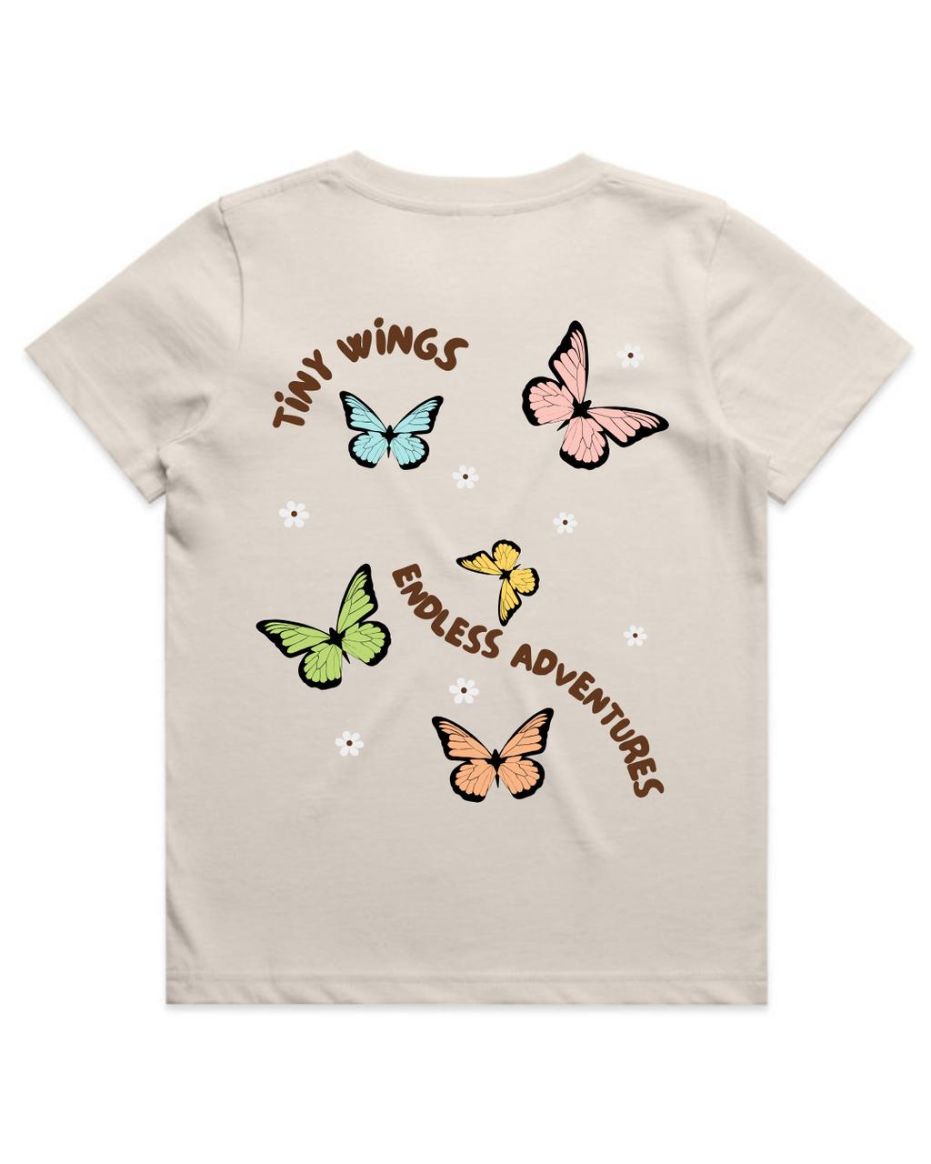 🦋 TINY WINGS, ENDLESS ADVENTURES TEE | KIDS