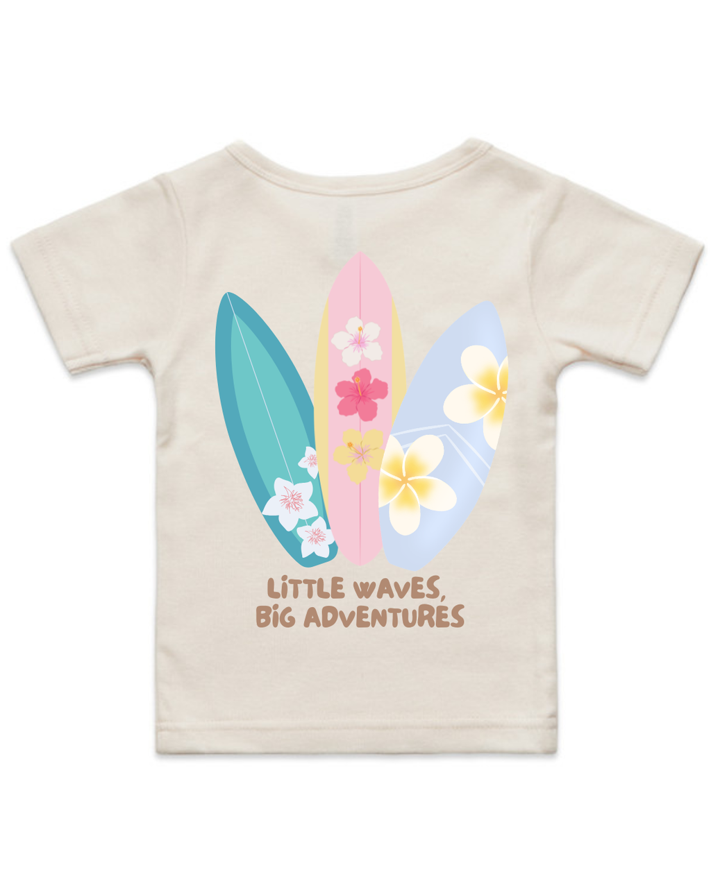 🌊 LITTLE WAVES, BIG ADVENTURES TEE | BABY