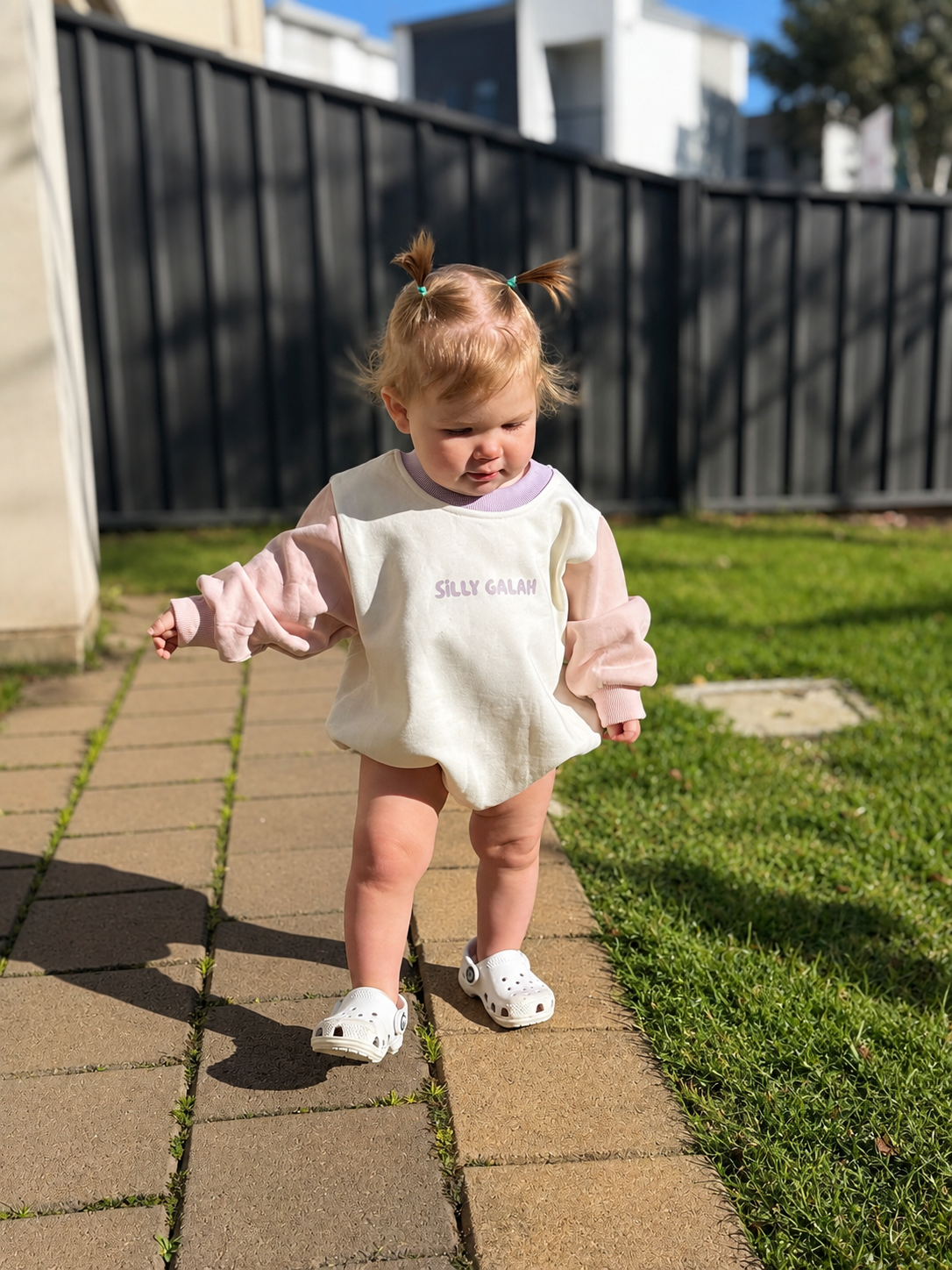 Pink + Purple Little Legends Romper | IN STOCK