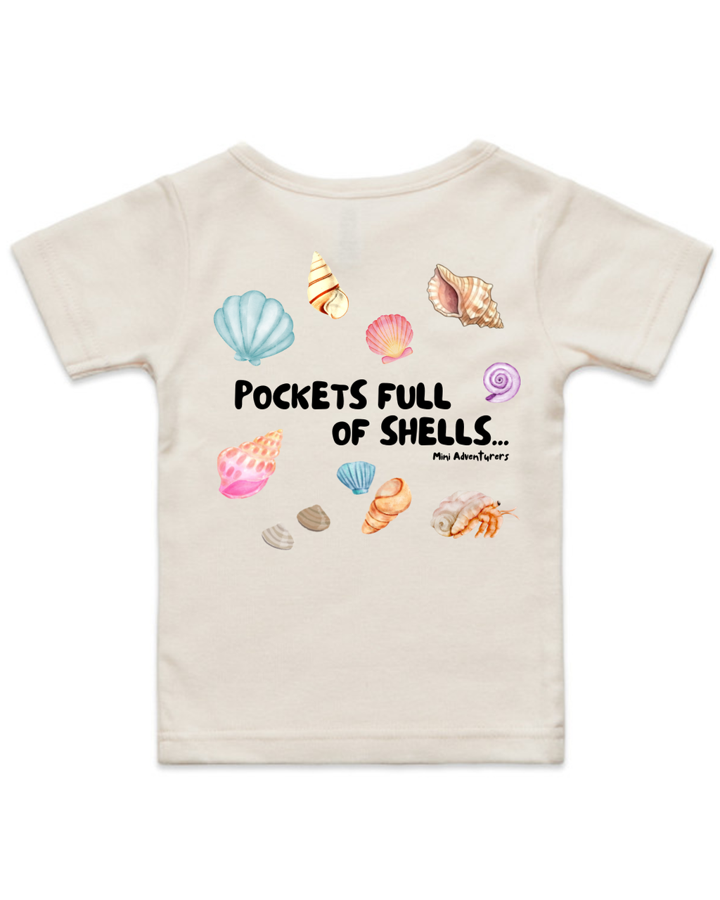 🐚 POCKETS FULL OF SHELLS TEE | BABY