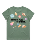 🐚 POCKETS FULL OF SHELLS TEE | KIDS