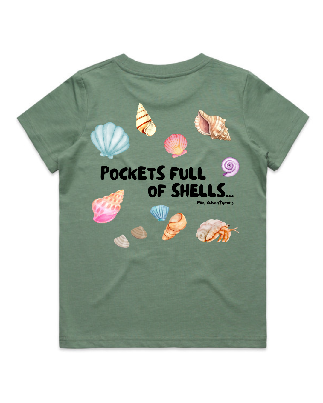 🐚 POCKETS FULL OF SHELLS TEE | KIDS