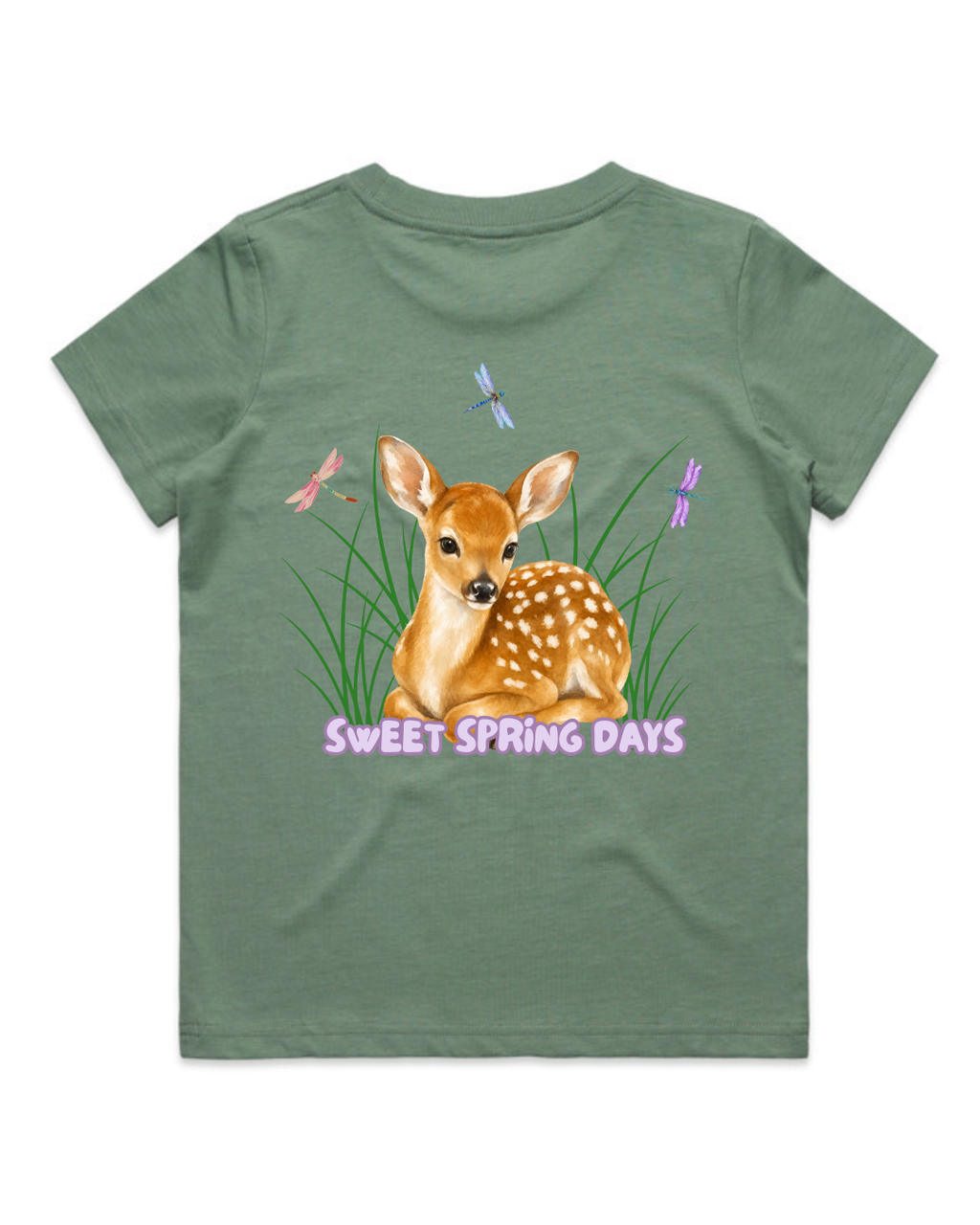 SWEET SPRING DAYS TEE🌸🦌 | KIDS