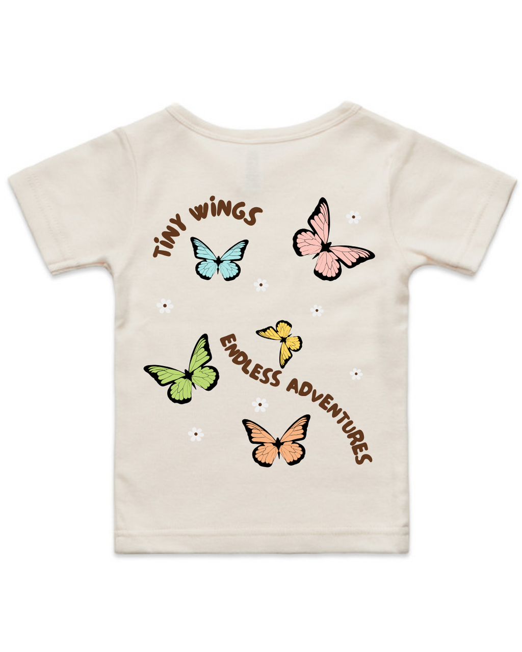 🦋 TINY WINGS, ENDLESS ADVENTURES TEE | BABY