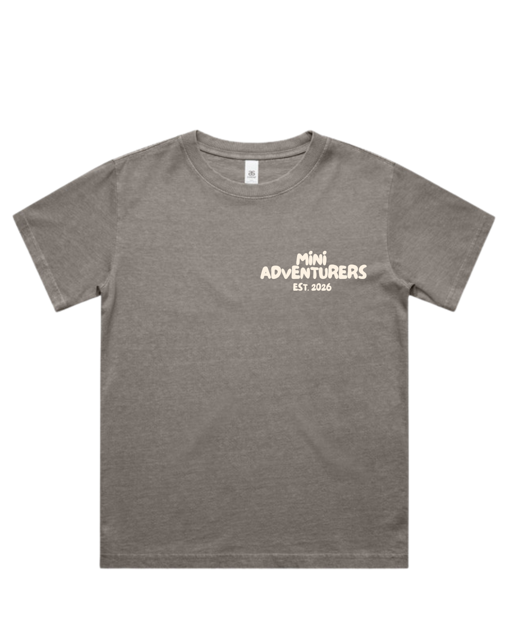 Top Bloke Tee | Faded Grey + Cream
