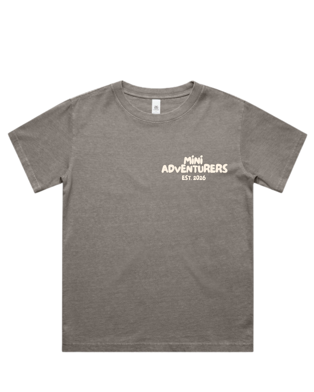 Top Bloke Tee | Faded Grey + Cream